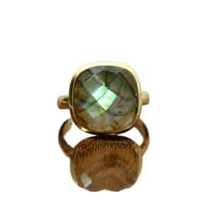 Anillo Espacioso Unisex de Plata de Ley 925 Chapado en Oro, Certificado, Moderno y Romántico, para Regalo de Boda, Compromiso y Aniversario - Product Image 1