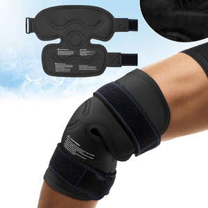 Enveloppe de glace réutilisable pour les blessures aux genoux, aux pieds, aux chevilles et aux coudes Fasciite plantaire, ACL, Gel de compression à froid - Product Image 5