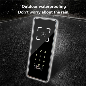 Lecteur de cartes NFC IC 13,56 MHz EV2 BLT avec clavier à code-barres QR, TTL TCP WG 26/34, IP68, contrôleur d'accès dynamique - Product Image 3