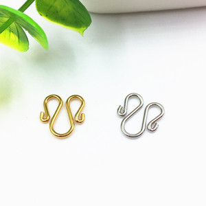 Wholesale Stainless Steel W Clasps Necklace <b>Hooks</b> <b>Clips</b> Connector Buckle for DIY Jewelry Making Accessory - Product Image 2