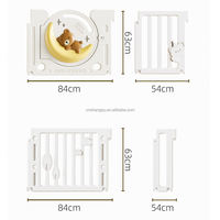 Parc de jeu multi-modules Vsuch 2026 pour bébés, clôture d'activités intérieure pour enfants avec toboggan, maisonnette, balançoire et étagère de rangement