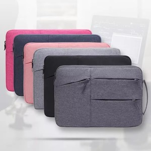 Impermeable de doble capa espesar terciopelo MacBook <span class=keywords><strong>Huawei</strong></span> <span class=keywords><strong>Laptop</strong></span> Tablet bolso de mano para hombres - Product Image 1