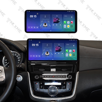 Écran de protection de 12,3 pouces, autoradio multimédia Android Carplay, écran tactile QLED, autoradio pour Nissan 2016-2019 TIIDA
