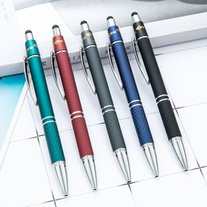 Stylo à bille tactile pour imprimer un logo, cadeau d'entreprise, stylo publicitaire en métal pour hôtel et bureau - Product Image 1