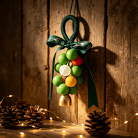 Coffret Cadeau de Noël Savon Artisanal en Boule Parfumé pour Aromathérapie et Nettoyage Corporel, Ornement Suspendu, Vente en Gros, Logo Personnalisé OEM