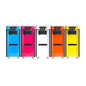 เครื่องทำไอศกรีมอัตโนมัติแบบสมาร์ท LCD สแตนเลส สำหรับร้านอาหาร กำลังไฟ 2000 วัตต์ <span class=keywords><strong>ถัง</strong></span>เกรดอาหารขนาด 6.5 <span class=keywords><strong>ลิตร</strong></span>*2 ใช้งานง่าย - Product Image 3