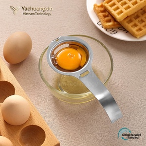 Egg yolk and egg white separator stainless steel egg separator egg separator household baking egg liquid filter leakage - Product Image 2