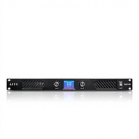 Amplificador de Potencia Digital de Dos Canales, 1800W, 4 Ohmios, Metálico, Profesional, para Sistemas de Sonido PA, Actuaciones en Escenario e Instalaciones Fijas