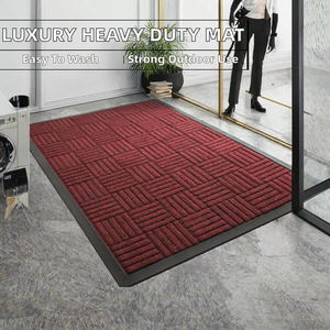 Large Luxury Modern Handmade Cotton Reversible Indoor/Outdoor Door <b>Mat</b> Heavy Duty Rug Entryway <b>Patio</b> Garage Anti-Dust Washable - Product Image 2