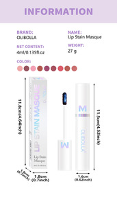 MLM Customized Matte Peel Off <b>Lip</b> Stain 9 Colors Waterproof Long Lasting Hydrating Shine Vegan water texture <b>lip</b> glaze <b>lip</b> stain - Product Image 3