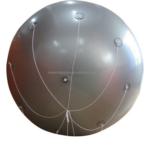 Globo Gigante de PVC Plateado de 2m, Personalizado, para Publicidad, Inflado con Helio - Product Image 1