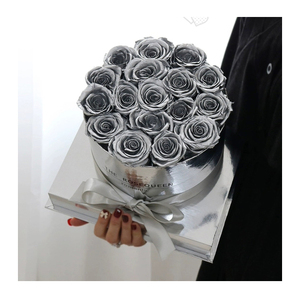 Roses éternelles, 24/lot, fausses fleurs, pour un mariage, pour l'éternité, avec tige et arôme - Product Image 1