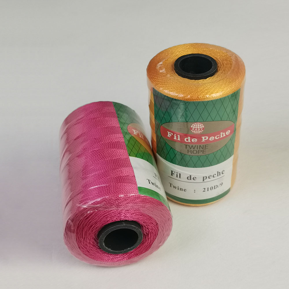 Fil de pêche multifonction 210D/9 couleurs en Nylon polyester Multifilament