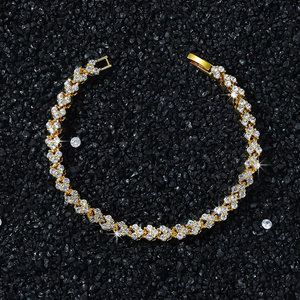 Pulsera de Cadena de 6mm con Diseño de Corazón Entrelazado Estilo Hip Hop para Hombre, Collar Lijing de Moda Tanjing - Product Image 4