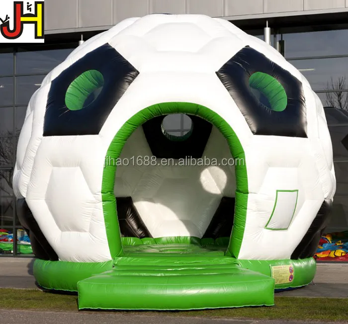 Гигантский надувной футбольный мяч Moonwalk, домик для прыжков, надувной футбольный батут для детей
