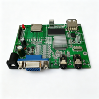 Carte de circuit imprimé (PCB) de décodeur MP4 FR-4 personnalisée, module de lecture audio et vidéo avec sortie composante YPbPr pour téléviseur