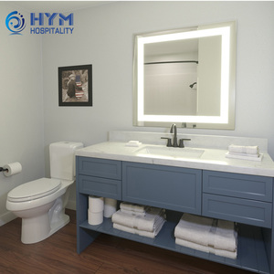 Juegos de Dormitorio de Hotel Modernos, Ecológicos, de Roble Macizo, Duraderos y de Alta Calidad, Precio al por Mayor, para Hoteles de 3 a 5 Estrellas, Tamaños King y Queen - Product Image 6