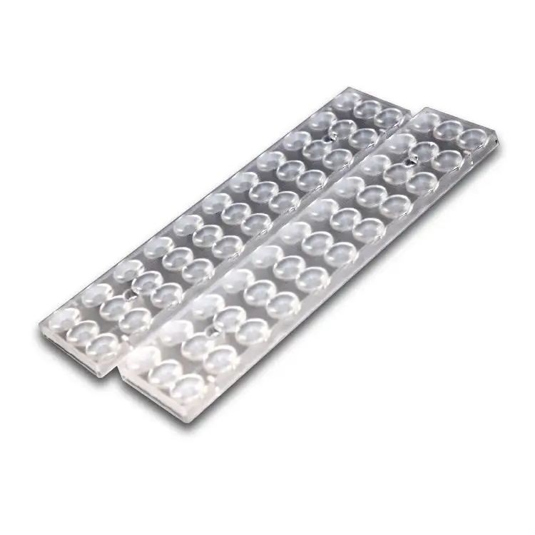 Lente de luz Led lineal, lente de luz óptica OEM, PC 90, de 60 grados Ángulo de haz, Smd 2835, 3030, nuevo diseño