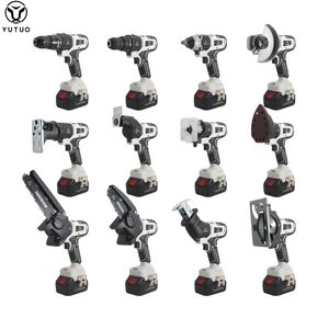 Nuevo Juego de Herramientas Eléctricas Inalámbricas Multifunción 20V 12 en 1, <span class=keywords><strong>Kit</strong></span> Combinado que Incluye Taladro, Sierra de Calar, Motosierra, <span class=keywords><strong>Lijadora</strong></span>, Compatible con OEM - Product Image 2