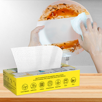 KELEE Chiffons à vaisselle multi-usages jetables, lingettes magiques de cuisine, feuilles de nettoyage puissantes pour la vaisselle et les casseroles