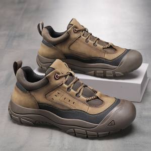 Botas Tácticas para Hombre de Talla Grande, Cómodas, con Punta de Acero, para Uso en Fábrica, Senderismo al Aire Libre, para Todas las Estaciones - Product Image 4