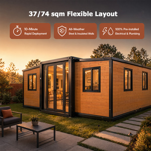 Casa Container Espandibile a Doppia Ala con Cucina Completa per Noleggio a Lungo Termine, Alta Resa sui Investimenti (ROI) per il Mercato USA - Product Image 1