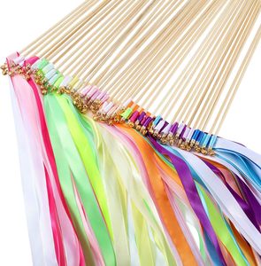 40 Palitos de Cinta de Colores Surtidos <span class=keywords><strong>con</strong></span> Campanas para Fiestas, Bodas, Cumpleaños y Celebraciones - Product Image 6