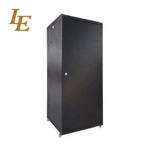Armoire rack 19 pouces 22U 27U, largeur 600 mm, profondeur 600 mm, porte en verre trempé avec ventilateurs de refroidissement, armoire informatique et de télécommunications - Product Image 2