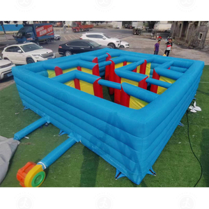 Vente flash : Grand labyrinthe gonflable d'extérieur pour Halloween, maison hantée, effrayant, pour location commerciale - Product Image 3