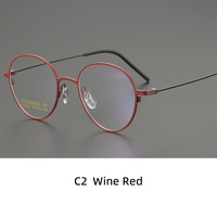 Montura de Gafas Ópticas de Titanio Puro con Protección Anti Luz Azul, Diseño Geométrico sin Montura, Ajuste Delgado para Rostro, Unisex, para Oficina y Lectura