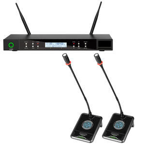 Micrófono de Condensador Inalámbrico Profesional DR28 con USB y Diseño de Cuello de Cisne para Videoconferencias y Reuniones en Computadora - Product Image 1