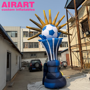 Campagne publicitaire met en vedette des trophées de football gonflables, des trophées gonflables personnalisés pour les compétitions de football - Product Image 6