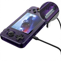 Console de jeu vidéo portable rétro originale R36H avec écran 3,5 pouces 640x480, 64 Go, 10 000 jeux, batterie 3000 mAh