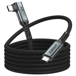 Cable de Carga Rápida Tipo-C Personalizado SUNGUY 100W 5A, Cable de Datos USB C de Aluminio Ecológico para Teléfonos y Portátiles, Éxito en Tiktok - Product Image 1