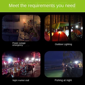 USB sạc <span class=keywords><strong>Led</strong></span> Khẩn Cấp Đèn xách tay ngoài trời cắm trại chợ đêm gian hàng ánh sáng bóng đèn mất điện ánh sáng - Product Image 5