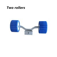Pièces de remorque de bateau en gros remorque de bateau bleue rouleaux oscillants rouleaux de remorque de bateau