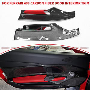 Pièces de voiture en fibre de carbone sèche de qualité supérieure, style OEM, panneau de porte pour Ferrari 488 - Product Image 5