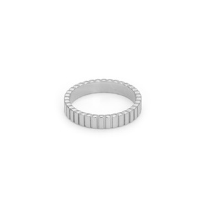 N&S Klassischer 18K Vergoldeter Edelstahl Micro Pave CZ Bandring Hip Hop Streifen Zirkon Stapelbarer <span class=keywords><strong>Ring</strong></span> für Herren und Damen Geschenk - Product Image 6