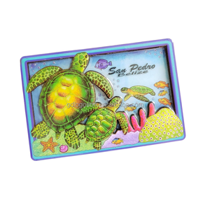 Imanes de Madera Personalizados con Recuerdos de Islas <span class=keywords><strong>Caribe</strong></span>ñas, Imanes de Refrigerador de MDF con Impresión UV de Doble Capa - Product Image 5