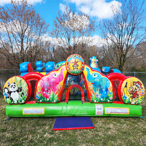 Kids outdoor party jumpers bounce <b>house</b> pvc commercial <b>inflatable</b> beach party playground for toddler - Product Image 2
