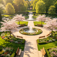 Diseño de Paisajes para Parques Ecológicos, Planificación y Diseño de Paisajes Verdes Urbanos Sostenibles, Dibujos de Construcción