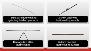 المصنع مباشرة الدقة الصلب سلك بعقب ماكينة لحام - Product Image 2