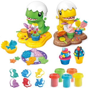 Jouet éducatif de moule d'argile de <span class=keywords><strong>dinosaure</strong></span> de bricolage de Offre Spéciale pour que les enfants modèlent et jouent avec fait <span class=keywords><strong>à</strong></span> partir de la boue - Product Image 1