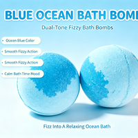 Bombe de bain aromathérapeutique, boule de sel effervescente pour le bain, boule de sel de bain aux huiles essentielles, boule de bain moussante