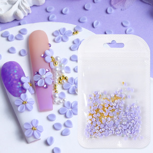 150 unids/bolsa colorido blanco 3D tallado pétalos <span class=keywords><strong>de</strong></span> oro hecho a mano <span class=keywords><strong>resina</strong></span> flor <span class=keywords><strong>uñas</strong></span> encantos diamantes <span class=keywords><strong>de</strong></span> imitación DIY 3D flor <span class=keywords><strong>uñas</strong></span> suministros - Product Image 5