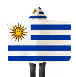Capa con Capucha con Diseño de la Bandera de la República Democrática del Congo, con Mangas, 90*150cm, Precio Bajo en Promoción - Product Image 3