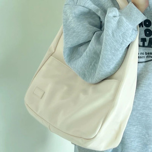 Women Bag Simple PU Leather Solid Shoulder Bag Fashion Large Capacity <b>Handbag</b> for School Work - Product Image 6