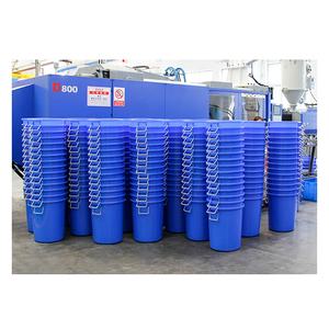 Grand seau à <span class=keywords><strong>eau</strong></span> rond 60L en plastique HDPE avec poignée et couvercle, grand seau ou baril de couleur bleue - Product Image 5