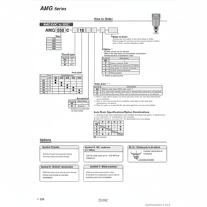 อุปกรณ์แยกน้ำ AMG350C-04BD นิวเมติก SMC - Product Image 1