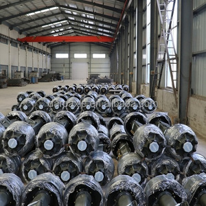 Đức nhà máy 13 15 16 20 tấn đầy đủ bán Trailer trục mới độc lập trục để bán - Product Image 3